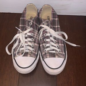 Converse Chuck Taylor Low Ankle Tops Unisex Plaid Men 5 Women’s 7